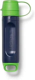 LifeStraw Peak Series Solo - indywidualny filtr wody na wędrówki, kemping, podróże, przetrwanie, eliminuje bakterie, pasożyty i mikroplastiki, Limeade