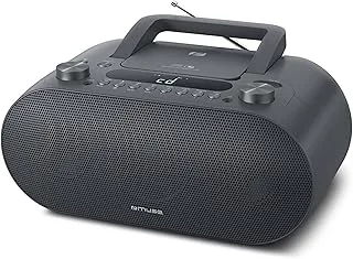Muse M-35 BT odtwarzacz CD, Bluetooth, radio FM, odtwarzacz MP3, USB, sieć i zasilanie bateryjne, czarny