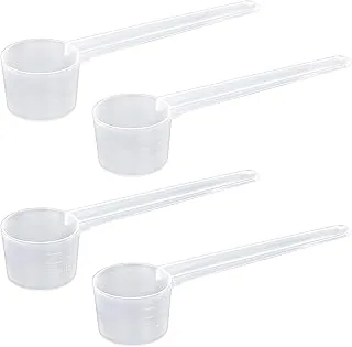 4 szt. 10 ml 5 g plastikowe łyżki pomiarowe, miarki do proszku białkowego, łyżki mleka w proszku, łyżeczki do kawy, łyżeczki