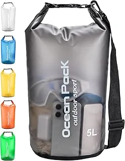 Worek suchy, Czarny, 5L, wodoodporna torba sucha