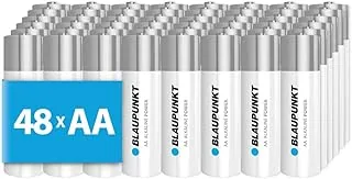 BLAUPUNKT AA baterie alkaliczne w opakowaniu 48, do zegarów ściennych i pilotów telewizyjnych, LR6BPO/48