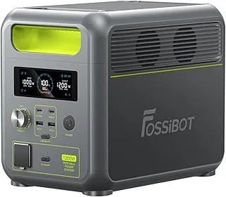 FOSSiBOT-Polska 1024Wh 1200W F1200 przenośna stacja zasilania 5-letnia gwarancja （Зарядна станція, 1024 Вт*год, 1200 Вт）