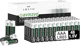 Baterie AAA, 48 sztuk, LR03 AAA 1,5 V, alkaliczne, trwałe, wydajne, mogą być używane do zabawek, budzików i innych urządzeń elektronicznych