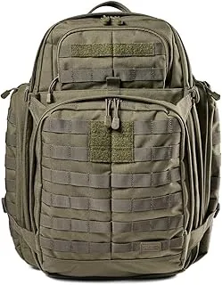 5.11 Plecak taktyczny, RUSH 72 2.0 Military Survival Molle, plecak z kieszenią na laptopa, duży, 55 l, zielony Ranger Green, styl 56565ABR