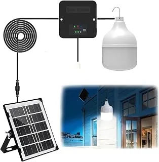 Anern Solar Light Indoor Solar Akumulator Przenośna lampa wisząca +7 m Kabel Camping Przenośna lampa słoneczna z panelem słonecznym na taras Dom Ogród Awaryjne Piesze wycieczki Namiot