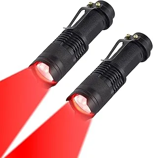 Latarka LED, wielofunkcyjna, przenośna mini lampka, 3 tryby pracy, noktowizor, nocne wędkowanie, astronomia i sytuacje awaryjne