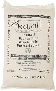Łamiący się ryż basmati TILDA 1 x 10 kg | 100% czysty ryż basmati z Himalajów | Bezglutenowy i aromatyczny | Pochodzenie indyjskie | Idealny do curry, pilawu i dodatków z naklejkami kajal (10 KG)