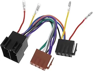 QWORK® Adapter do radia samochodowego, 16-stykowy adapter ISO do radia Android, kompatybilny z Golf MK4 1999-2004