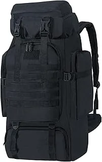 Plecak turystyczny 80 l, kemping, podróżny, plecak dzienny, wodoodporny, regulowany, bardzo duży plecak, wspinaczka, trekking, outdoorowa torba sportowa Molle, plecak dla mężczyzn i kobiet
