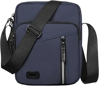 Aucuu Torba na ramię dla mężczyzn, wodoszczelna torba męska do zawieszenia, torba listonoszka z wieloma kieszeniami, torba na telefon komórkowy, torba crossbody na co dzień, do pracy i podróży