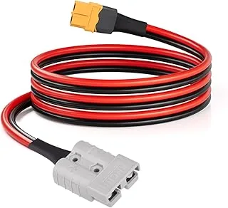 ELFCULB 10AWG 6FT Anderson SB50 Quick Connect/Disconnect to XT60 żeński kabel złącza SB50-XT60 do baterii RC panel słoneczny i przenośna elektrownia słoneczna