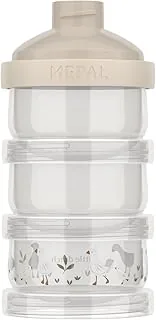 Mepal, Wieża do mleka W Proszku Mio Little Dutch, Szczelne Zamknięcie, do Wielorazowego Przechowywania i Dozowania Formuły, Układaj Tyle, Ile Potrzebujesz, 360 ml, Little Goose