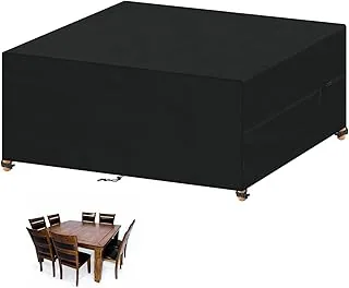 VANSHEIMPokrowiec na ogrodowe meble, wodoszczelne, 200 x 180 x 75 cm, odporny na zimowe warunki, plandeka Oxford 420D