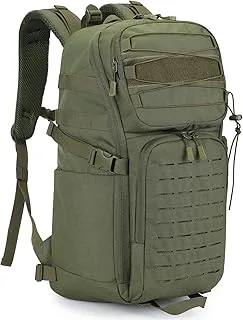 HUNTVP Wojskowy plecak taktyczny 35 l dla mężczyzn i kobiet, Molle plecak turystyczny z kieszenią na laptopa 43.9 cm i uchwytem na butelkę, wojskowa torba na owady, plecak na co dzień, na kemping