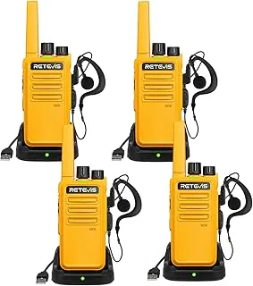 Retevis RT668 Walkie Talkie, Akumulatorowe krótkofalówki dla Dorosłych, Radio bez Licencji, 16 Kanałów, VOX Walky Talky, Unisex, Wędrówek, Aktywności na Powietrzu, Kemping, Przygody (2 Pary)