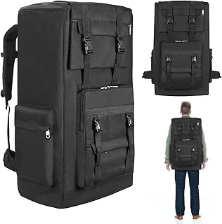Plecak turystyczny 120 l, męski, damski, wodoodporny, o dużej pojemności, plecak podróżny, outdoorowy, sportowy, podróżny, plecak na co dzień, plecak Molle, na kemping, polowanie, podróże, trekking