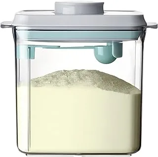 Dozownik mleka w proszku 1700 ml Pojemnik do przechowywania mleka w proszku z łyżką Szczelny dozownik mleka w proszku Odpowiedni do przechowywania mleka w proszku, mąki, prosa, czerwonej fasoli