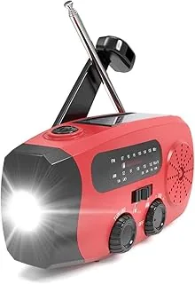 Podniesienie radia słonecznego, radio awaryjne, przenośne awaryjne radio słoneczne, power bank 2000 mAh, alarm SOS, ładowarka do telefonu USB, do użytku awaryjnego