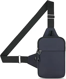 HOTUT Mała torba na ramię, wodoodporna torba na klatkę piersiową dla mężczyzn i kobiet, mini plecak na ramię crossbody z zamkiem błyskawicznym i regulowanym paskiem do podróży, wędrówek, jazdy na
