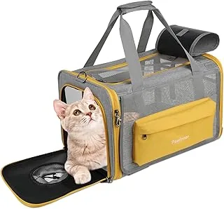 Klatka Transportowa dla Kotów I Psów Pawinner, Torba Transportowa dla Kotów o Wymiarach 45 X 33 X 33 cm, Składana I Przenośna, Z Uchwytem, Przeznaczona dla Zwierząt o Wadze do 9 Kg