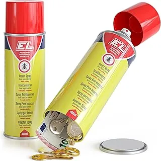 Spray z tajną przegródką: Twój najlepszy schowek na pieniądze, schowek na klucze - idealny schowek na wartościowe przedmioty w domu lub w podróży! Duża tajna kryjówka, 6 cm x 17 cm.