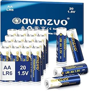 Baterie AA LR6, alkaliczne 1,5 V, trwałe, wydajne, mogą być używane do zabawek, budzików i innych urządzeń elektronicznych