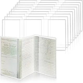 Etui ochronne na dowód rejestracyjny, 10 sztuk, etui na dokumenty pojazdu, składana przezroczysta mapa na dokument rejestracyjny, dowód rejestracyjny, dokumenty samochodowe, etui na dokument