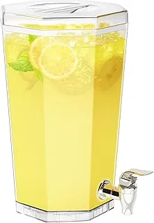 Lifewit 4L dozownik do napojów z kranikiem, plastikowy dozownik wody na kombucha, limonadę, sok, wodę, pojemnik na napoje z kranem, dozownik do napojów na przyjęcia, bufety, wesela