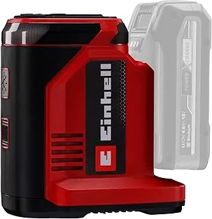 Einhell Akumulatorowa stacja energetyczna TC-ES 18/150/1 Li-Solo Power X-Change (18 V, kompaktowy falownik, złącze 230 V, złącze USB-A i USB-C-PD, bez baterii)