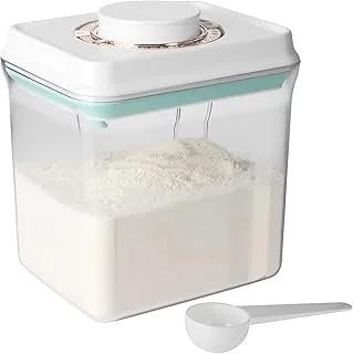 Dozownik mleka w proszku o pojemności 1800 ml, przenośny, szczelny, odporny na wilgoć pojemnik na mleko w proszku (z łyżeczką), dozownik mleka w proszku dla niemowląt, szczelny, odporny na wilgoć, do