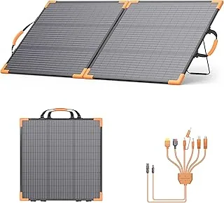 Dwufazowy przenośny panel słoneczny 100 W, do elektrowni, składana ładowarka solarna 20 V, wodoszczelność IP68, 23,5% wysoka sprawność z 2 wzmocnionymi podpórkami, na kemping i do kamperów